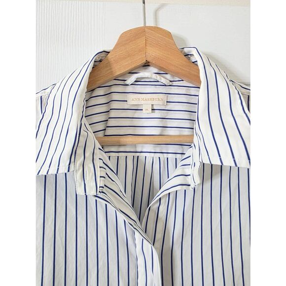 Ann mashburn Blue Striped XL - Picture 2 of 9